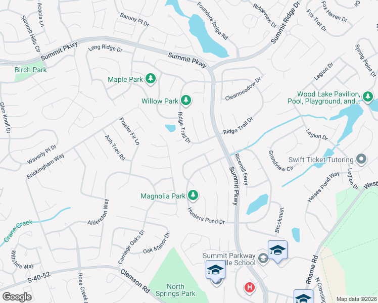 map of restaurants, bars, coffee shops, grocery stores, and more near 7 Ridge Pond Drive in Columbia