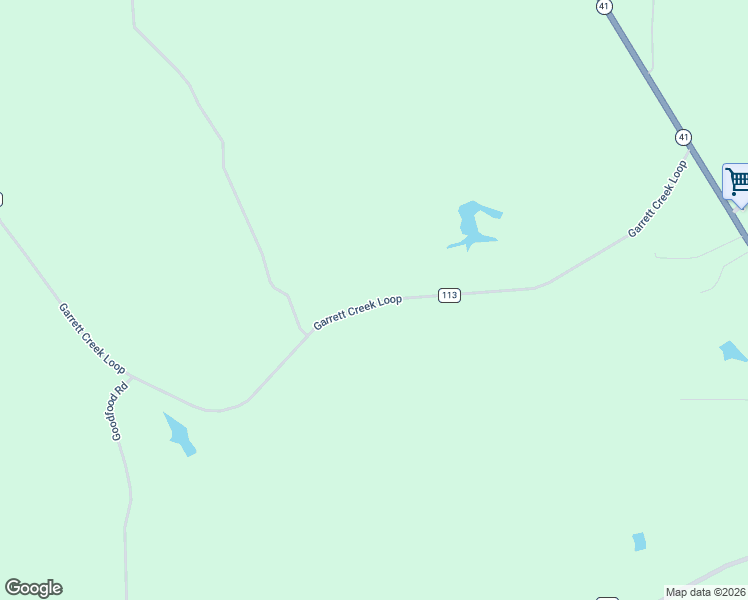 map of restaurants, bars, coffee shops, grocery stores, and more near 3611 Garrett Creek Loop in Pontotoc