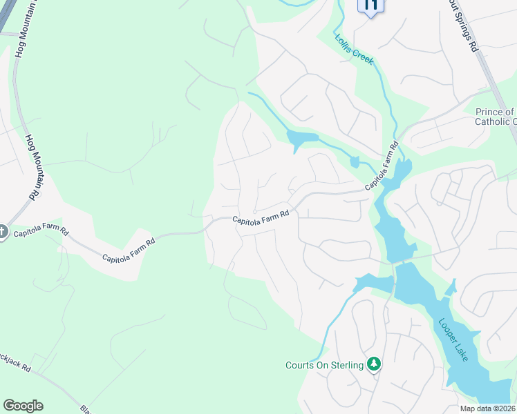 map of restaurants, bars, coffee shops, grocery stores, and more near 6658 Rivergreen Road in Flowery Branch