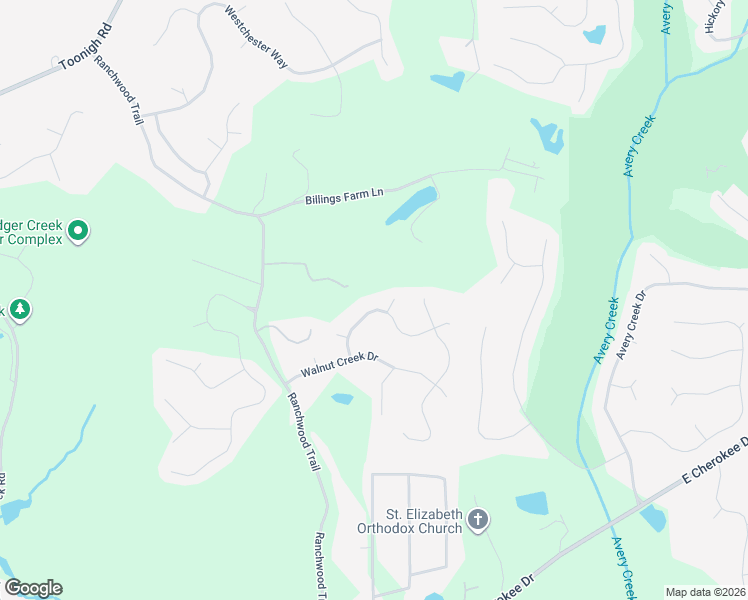 map of restaurants, bars, coffee shops, grocery stores, and more near 213 Mountain View Drive in Woodstock