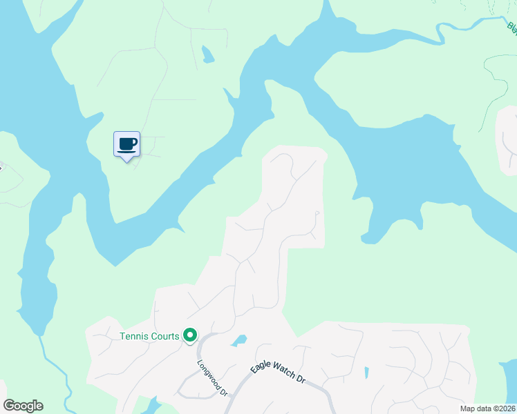 map of restaurants, bars, coffee shops, grocery stores, and more near 506 Scenic Way in Woodstock