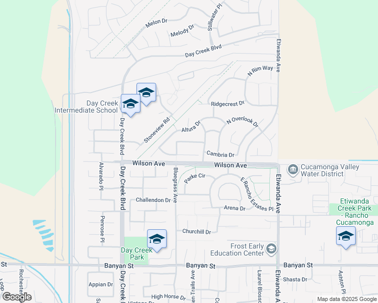 map of restaurants, bars, coffee shops, grocery stores, and more near 12554 Tejas Court in Rancho Cucamonga