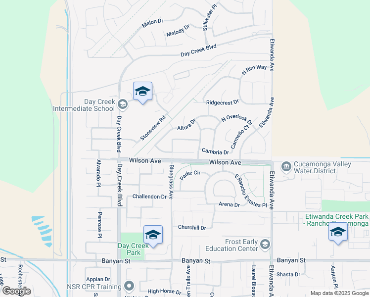 map of restaurants, bars, coffee shops, grocery stores, and more near 12554 Tejas Court in Rancho Cucamonga