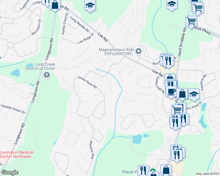 map of restaurants, bars, coffee shops, grocery stores, and more near 204 Petworth Drive in Columbia