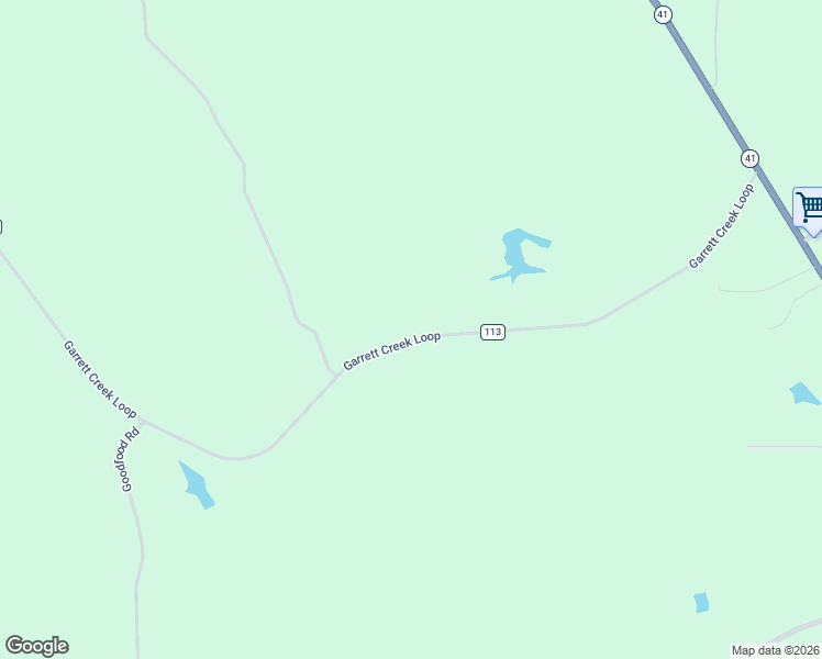 map of restaurants, bars, coffee shops, grocery stores, and more near 3611 Garrett Creek Loop in Pontotoc