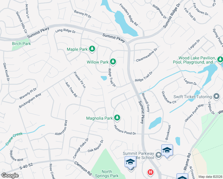 map of restaurants, bars, coffee shops, grocery stores, and more near 1 Mystic Way Court in Columbia