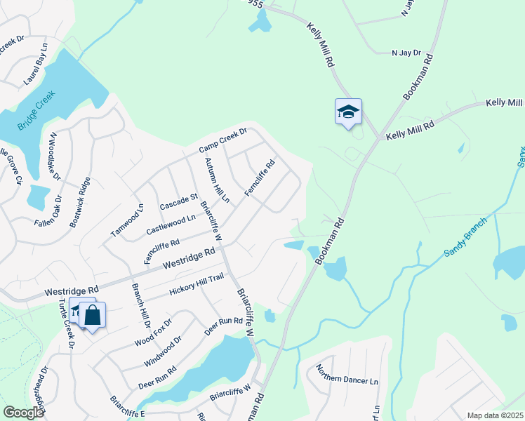 map of restaurants, bars, coffee shops, grocery stores, and more near 100 Westridge Road in Elgin
