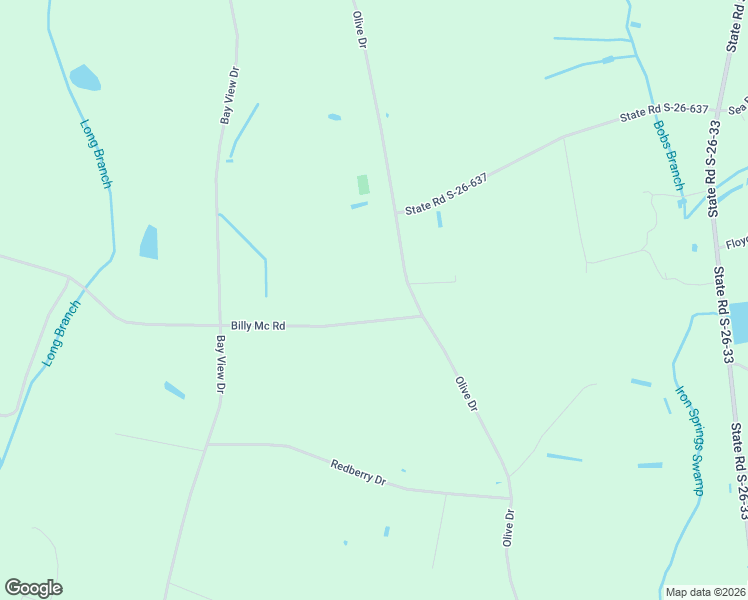 map of restaurants, bars, coffee shops, grocery stores, and more near 2147 Olive Drive in Green Sea