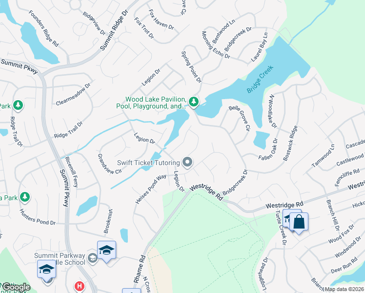 map of restaurants, bars, coffee shops, grocery stores, and more near 116 Sandy Lake Road in Columbia