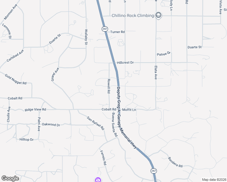 map of restaurants, bars, coffee shops, grocery stores, and more near 5564 Old Woman Springs Road in Yucca Valley