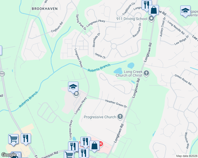 map of restaurants, bars, coffee shops, grocery stores, and more near 276 Big Game Loop in Columbia