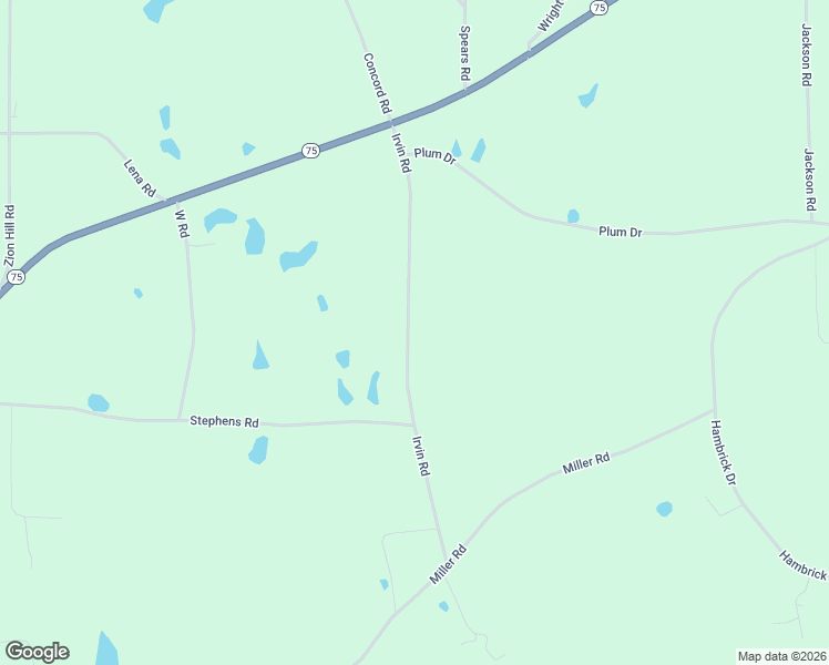 map of restaurants, bars, coffee shops, grocery stores, and more near 465 Irvin Road in Boaz