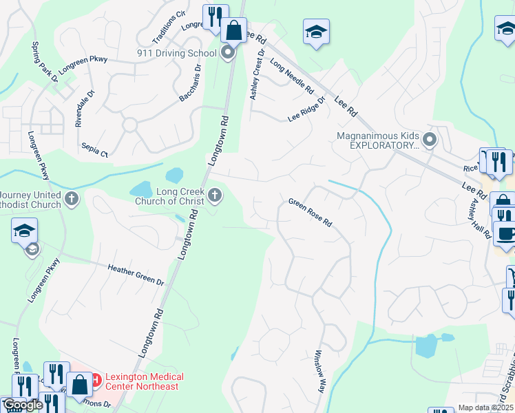 map of restaurants, bars, coffee shops, grocery stores, and more near 209 Sagamare Road in Columbia