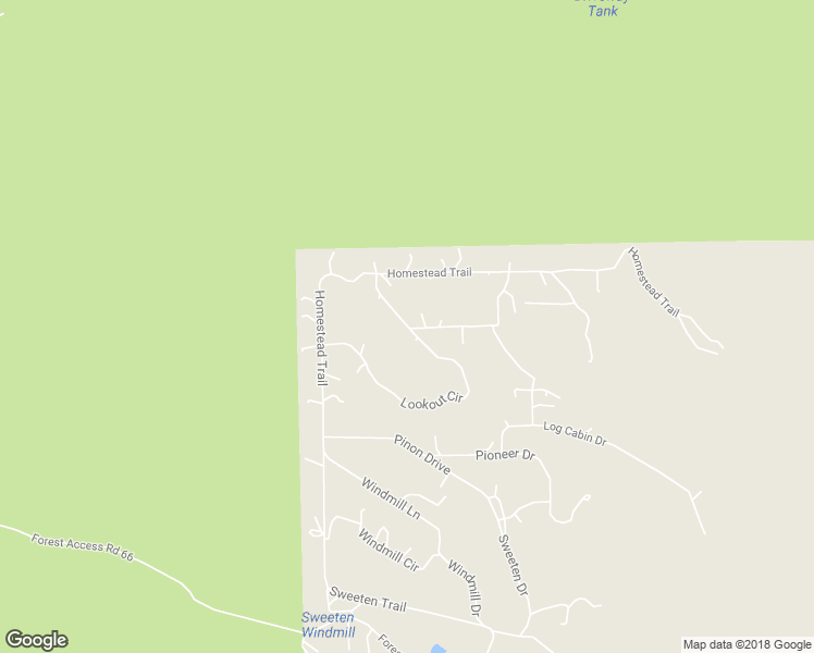 map of restaurants, bars, coffee shops, grocery stores, and more near Lookout Circle in Datil