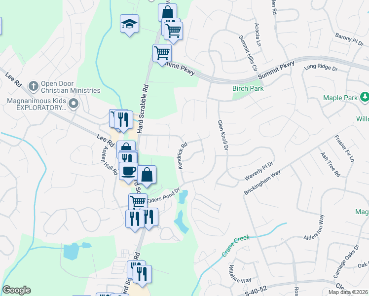 map of restaurants, bars, coffee shops, grocery stores, and more near 103 Ash Bay Road in Columbia