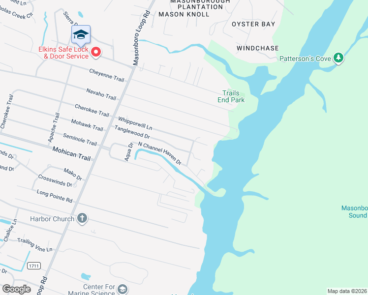map of restaurants, bars, coffee shops, grocery stores, and more near 180 Tanglewood Drive in Wilmington