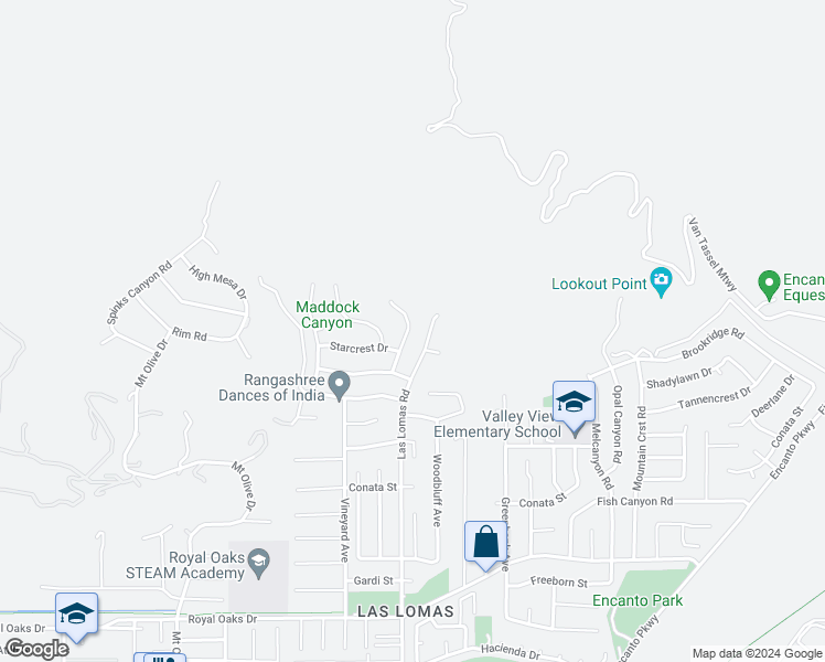 map of restaurants, bars, coffee shops, grocery stores, and more near 88 Cedarwood Avenue in Duarte
