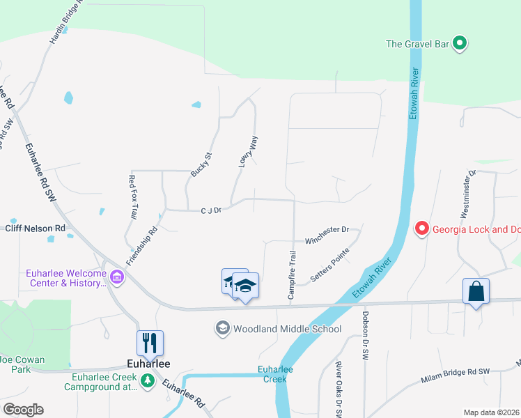 map of restaurants, bars, coffee shops, grocery stores, and more near 17 Fox Meadow Court in Kingston