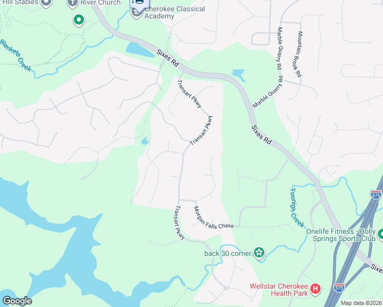map of restaurants, bars, coffee shops, grocery stores, and more near 505 Transart Parkway in Canton