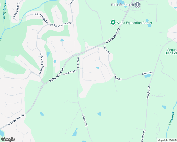 map of restaurants, bars, coffee shops, grocery stores, and more near 305 Meadow Overlook in Woodstock
