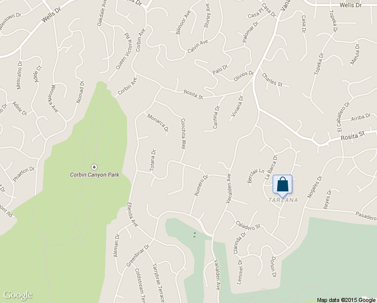 map of restaurants, bars, coffee shops, grocery stores, and more near 4522 Conchita Way in Los Angeles