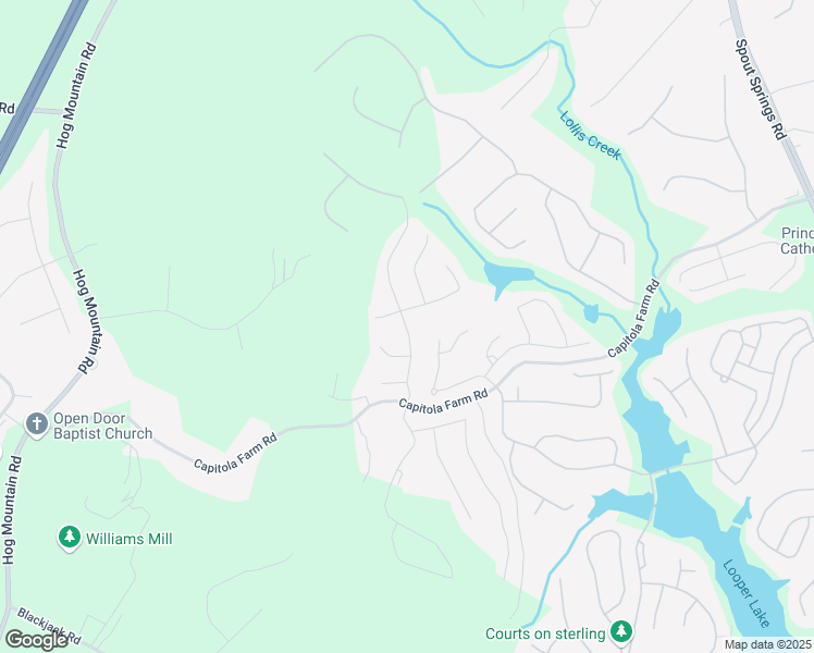 map of restaurants, bars, coffee shops, grocery stores, and more near 6826 Scarlet Oak Way in Flowery Branch