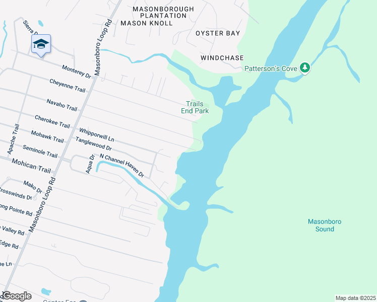 map of restaurants, bars, coffee shops, grocery stores, and more near 183-199 Sound View Dr in Wilmington
