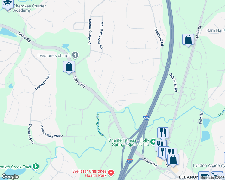 map of restaurants, bars, coffee shops, grocery stores, and more near 571 Wentworth Court in Canton