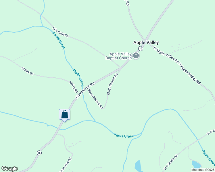 map of restaurants, bars, coffee shops, grocery stores, and more near 4288 Commerce Road in Jefferson