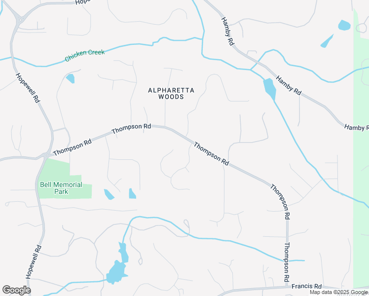 map of restaurants, bars, coffee shops, grocery stores, and more near 515 Watboro Hill Drive in Alpharetta