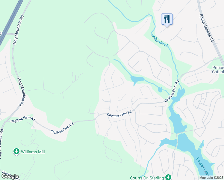 map of restaurants, bars, coffee shops, grocery stores, and more near 6808 Lake Overlook Lane in Flowery Branch