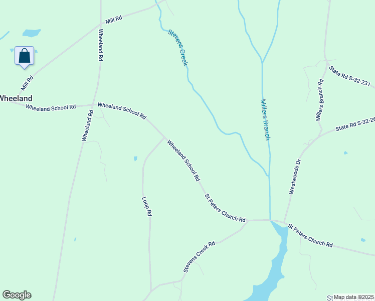map of restaurants, bars, coffee shops, grocery stores, and more near 203 Wheeland School Road in Little Mountain