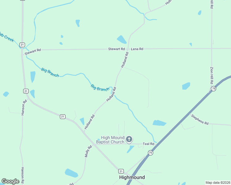 map of restaurants, bars, coffee shops, grocery stores, and more near 325 Holland Road in Horton