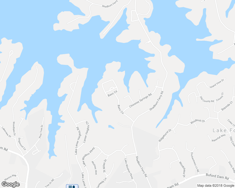 map of restaurants, bars, coffee shops, grocery stores, and more near 6601 Bass Circle in Buford