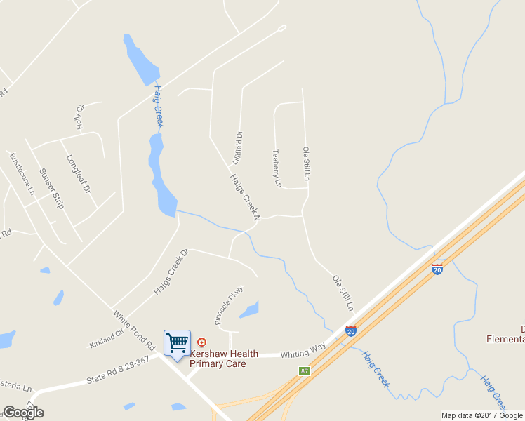 map of restaurants, bars, coffee shops, grocery stores, and more near 204 Wooten Pond Road in Elgin