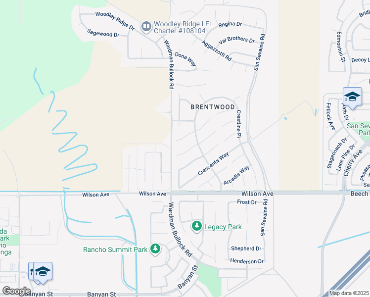 map of restaurants, bars, coffee shops, grocery stores, and more near 13916 Annandale Lane in Rancho Cucamonga