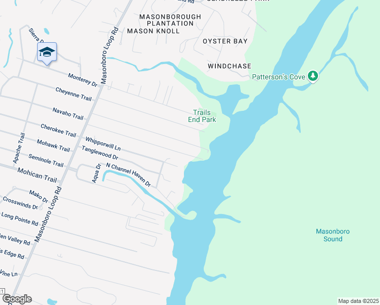 map of restaurants, bars, coffee shops, grocery stores, and more near 183 Sound View Dr in Wilmington