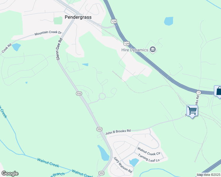 map of restaurants, bars, coffee shops, grocery stores, and more near 788 Holliman Circle in Pendergrass