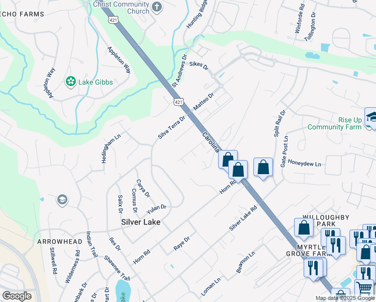 map of restaurants, bars, coffee shops, grocery stores, and more near 1100 Adams Street in Wilmington