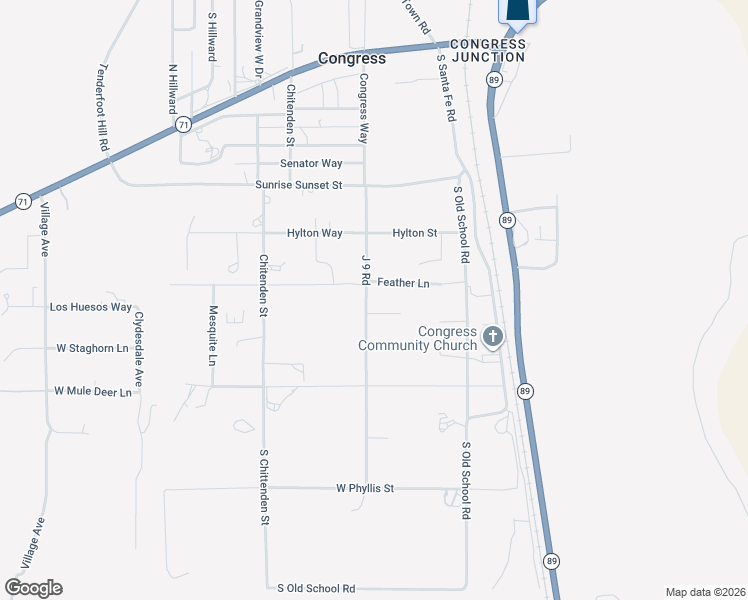 map of restaurants, bars, coffee shops, grocery stores, and more near 27305 South Congress Way in Congress