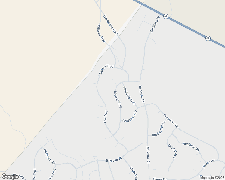 map of restaurants, bars, coffee shops, grocery stores, and more near 5800 Modoc Trail in Big River