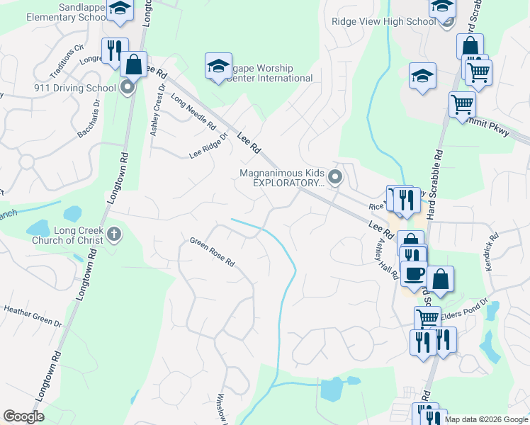map of restaurants, bars, coffee shops, grocery stores, and more near 311 Trowbridge Road in Columbia