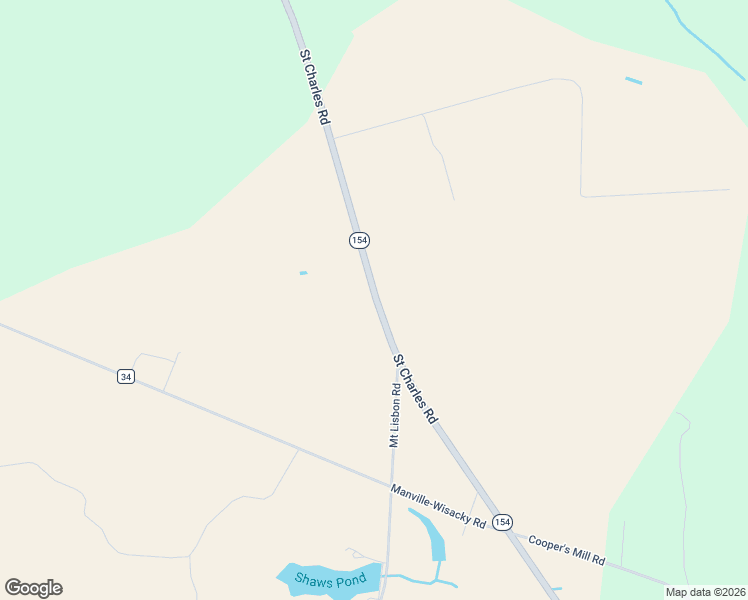 map of restaurants, bars, coffee shops, grocery stores, and more near 2530 Saint Charles Road in Bishopville