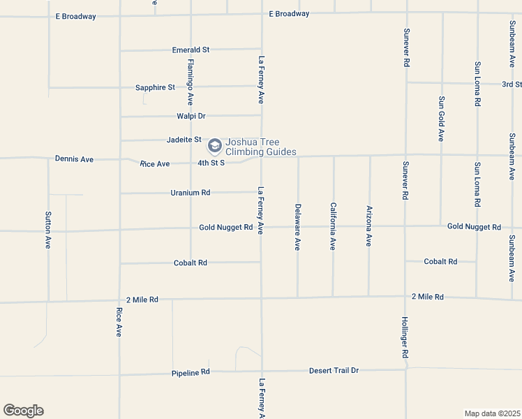 map of restaurants, bars, coffee shops, grocery stores, and more near Laferney Avenue in San Bernardino County