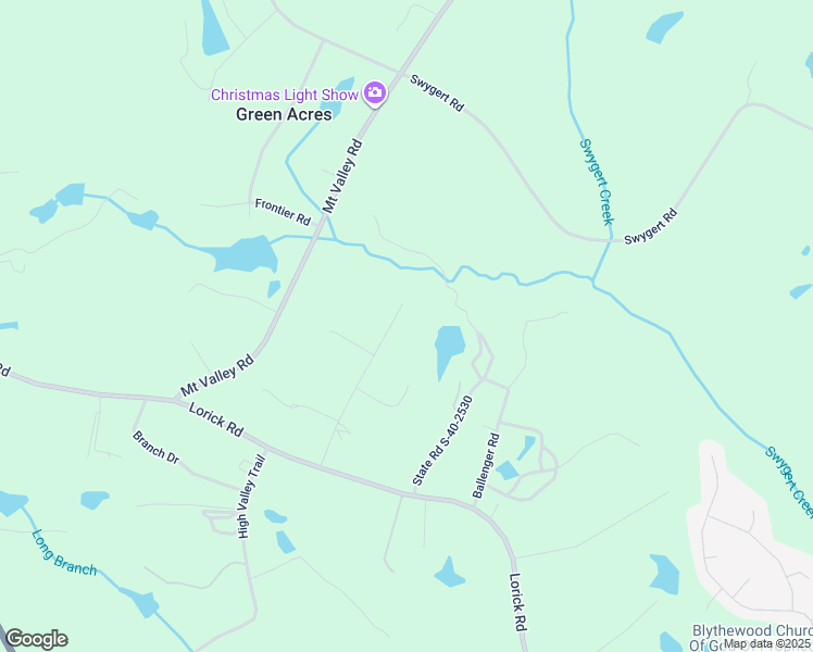 map of restaurants, bars, coffee shops, grocery stores, and more near 142 Green Acres Road in Blythewood