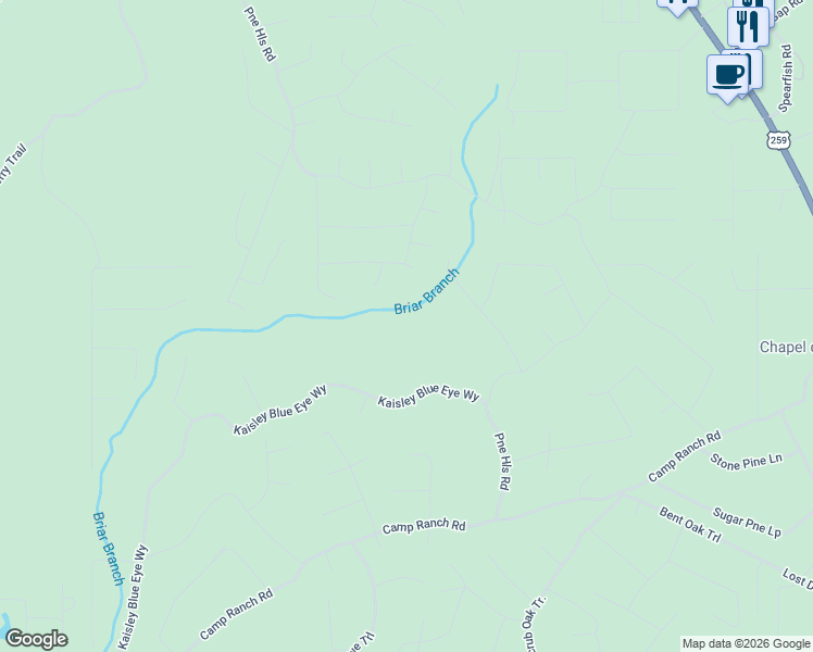 map of restaurants, bars, coffee shops, grocery stores, and more near Unnamed Road in Broken Bow
