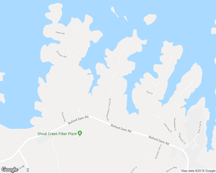 map of restaurants, bars, coffee shops, grocery stores, and more near 6388 Old Shadburn Ferry Road in Buford
