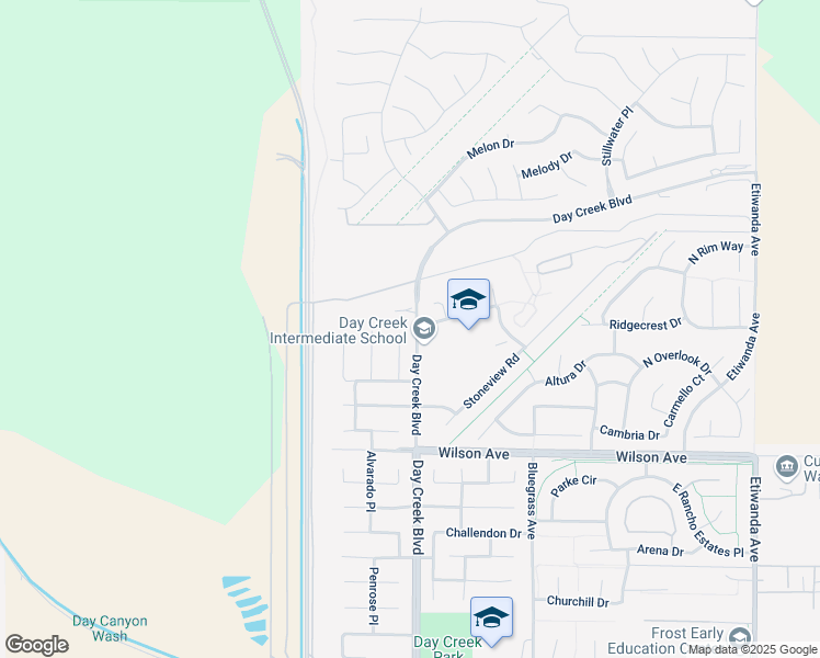 map of restaurants, bars, coffee shops, grocery stores, and more near 5483 Glen Ridge Court in Rancho Cucamonga