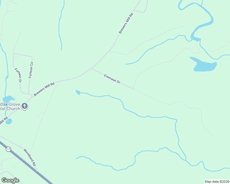 map of restaurants, bars, coffee shops, grocery stores, and more near 1712 Brewers Mill Road in Elberton