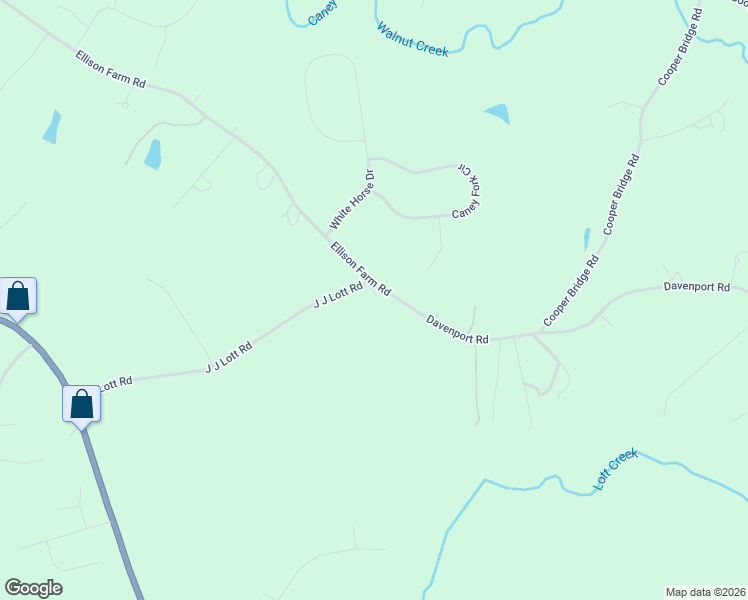 map of restaurants, bars, coffee shops, grocery stores, and more near 4318 Ellison Farm Road in Braselton